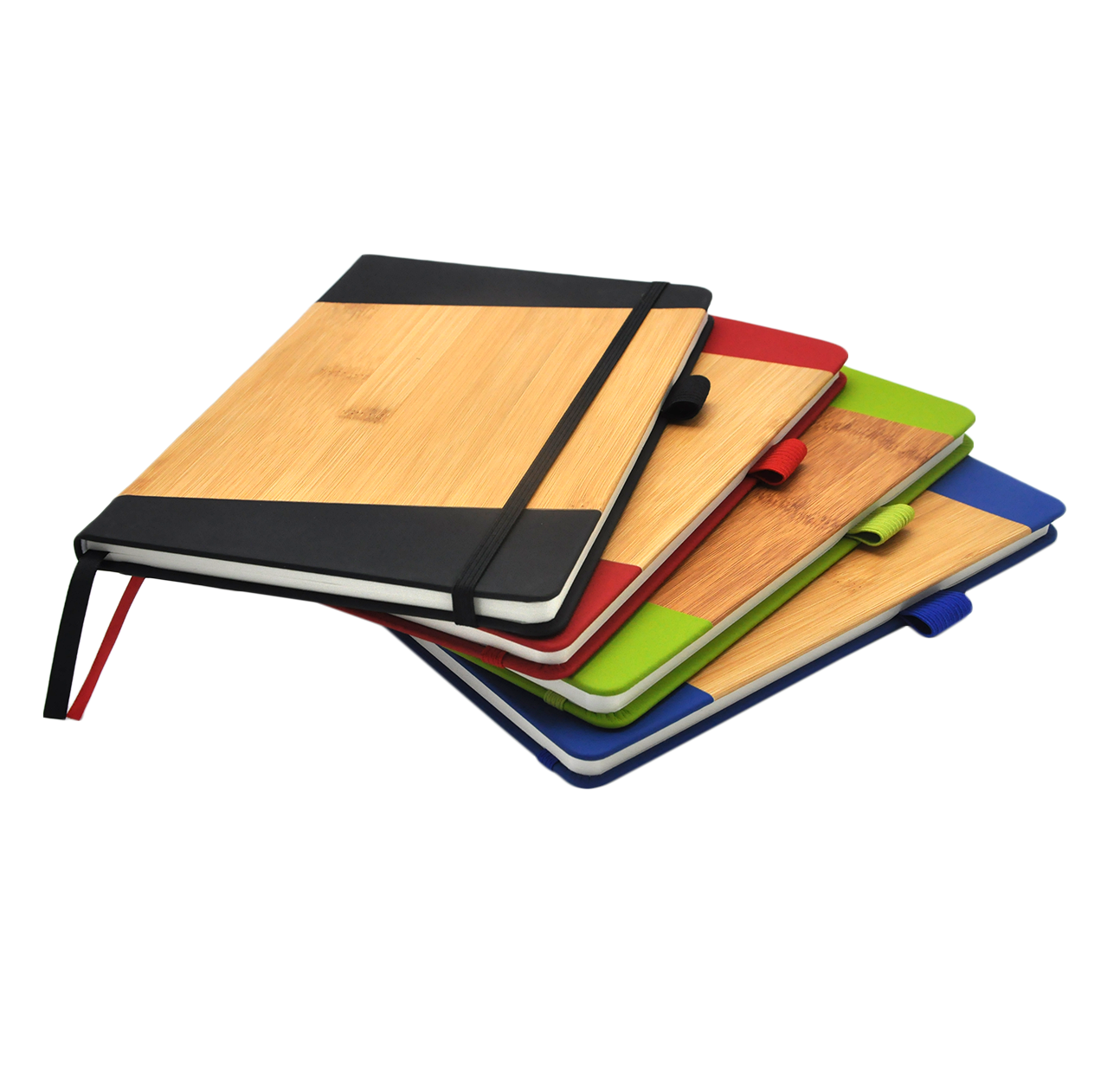 bamboo design pu notebook 