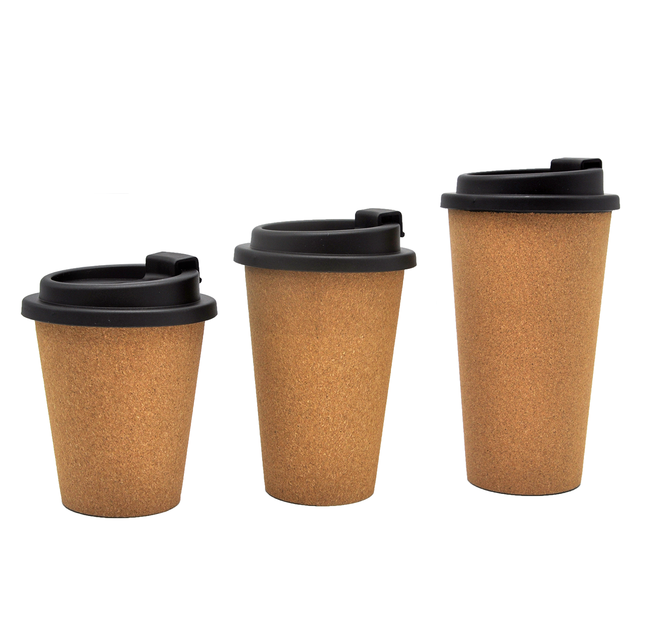 plastic and cork coffee mug 