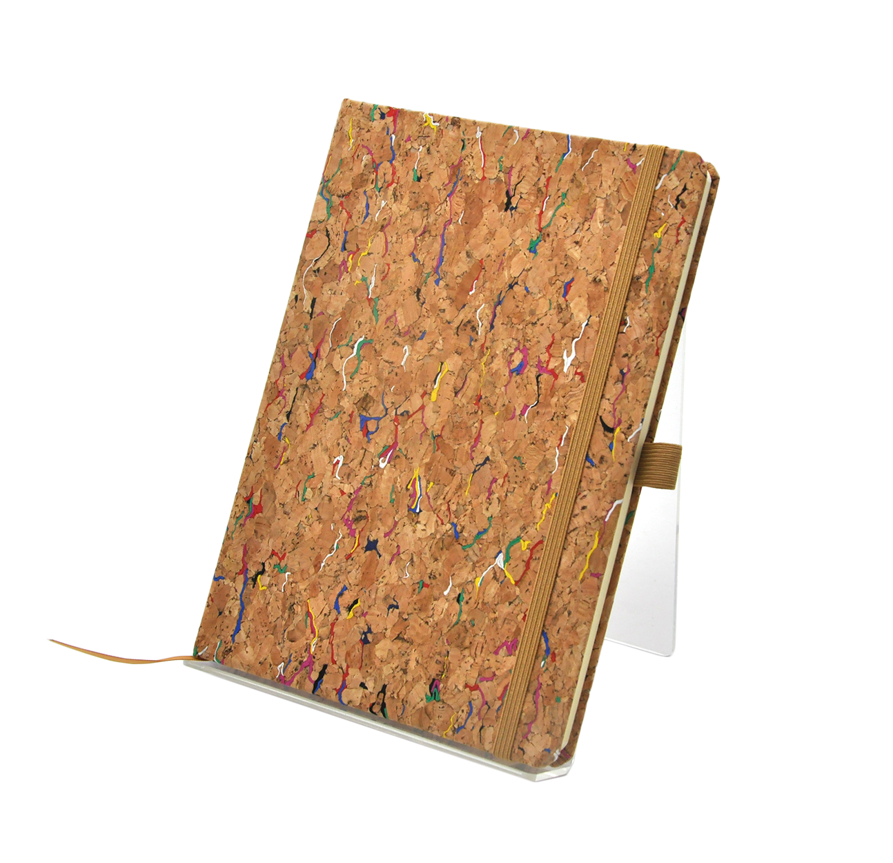 A5 Cork Notebook with Pen Loop and Elastic Strap