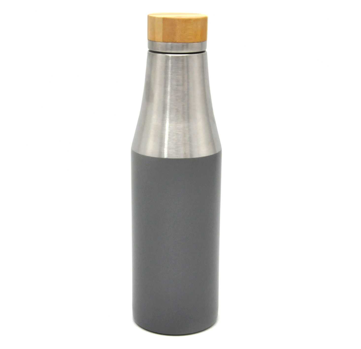 thermo bottle with bamboo lid 