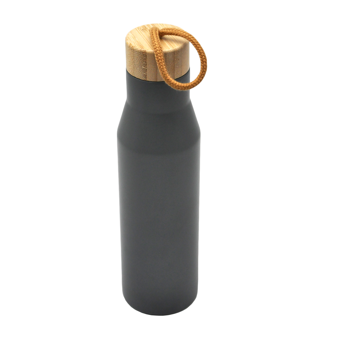 thermo bottle with bamboo lid 